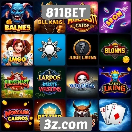 Explorando a variedade de jogos oferecidos pelo 811BET