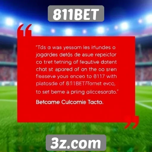 Opiniões de jogadores sobre a experiência no 811BET